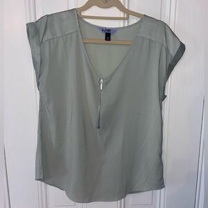 Sheer Mint Green Blouse